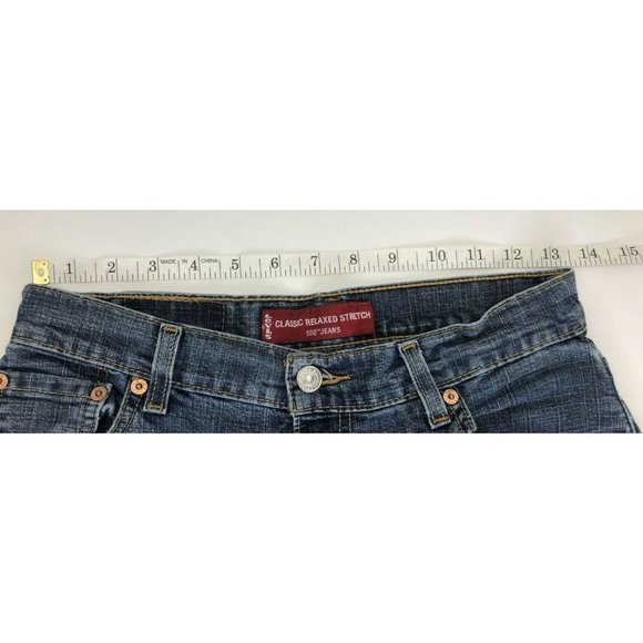 Women's Levi's Classic Relaxed Fit Stretch 550 Jeans Tapered Leg Size Medium - Picture 6 of 7
